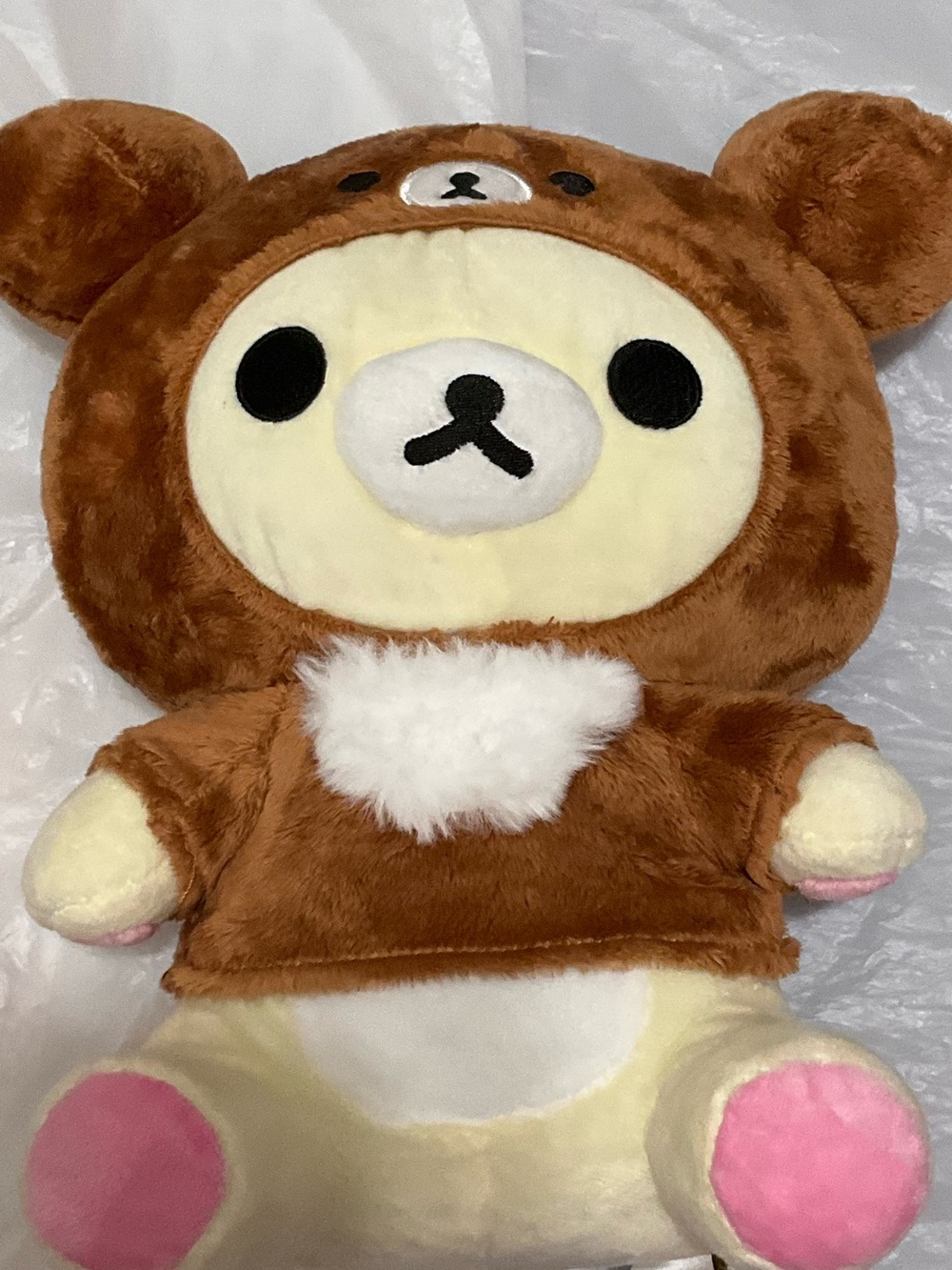 NWT Korilakkuma Costume Teddy Bear Chairoikoguma Stuffed Animal Rilakkuma PlushX